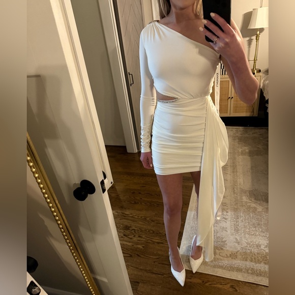 Khanums x Revolve one shoulder mini dress - Picture 2 of 4